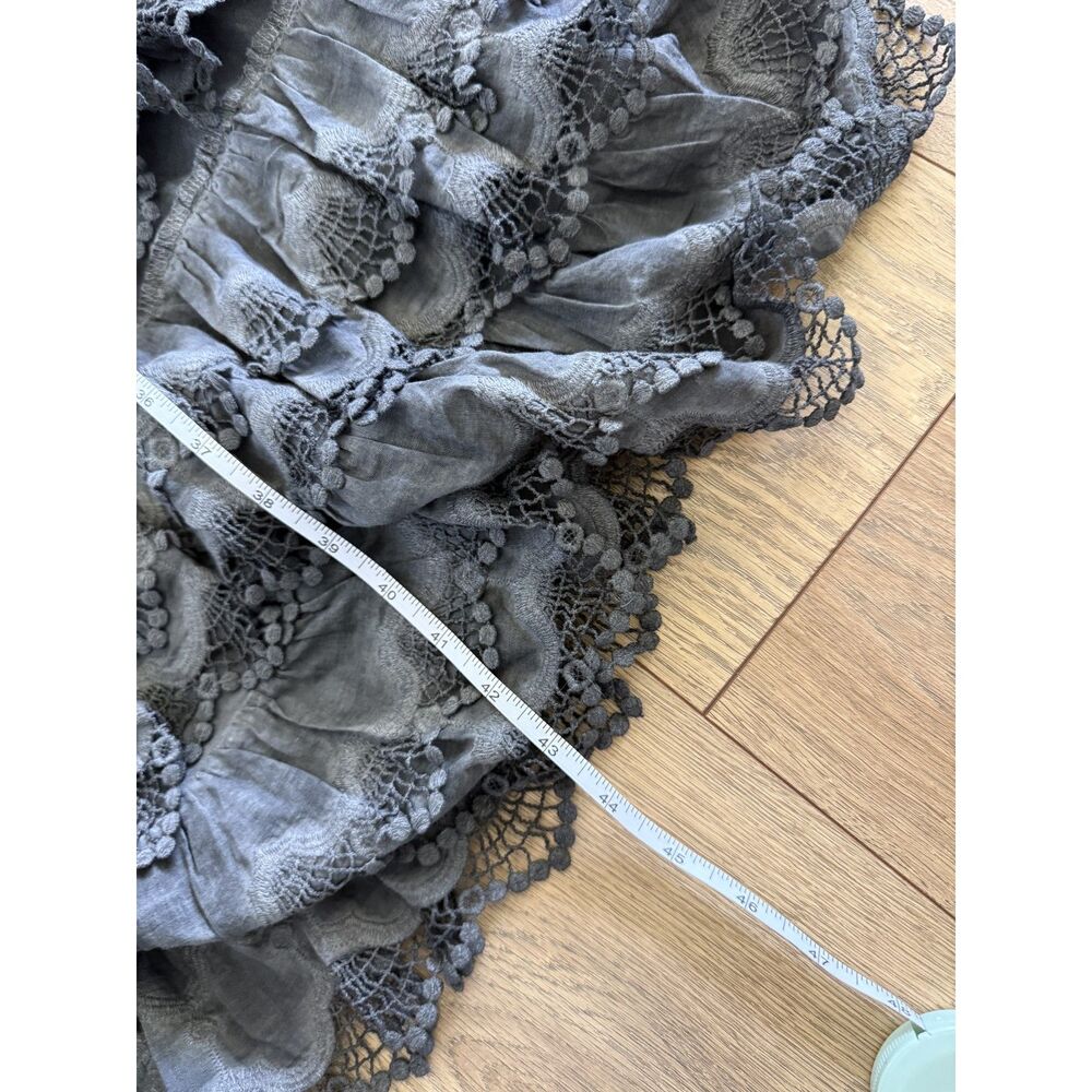 A RARE BIRD S/M NWT Handmade Vintage Ruffle Lagenlook Boho Slip Dress - Picture 8 of 10